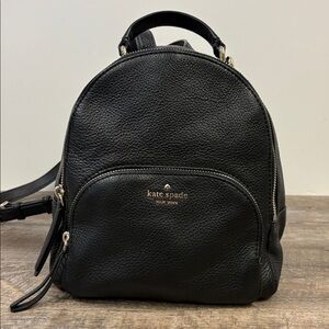 Kate Spade New York Pebbled Leather Mini Backpack – Black